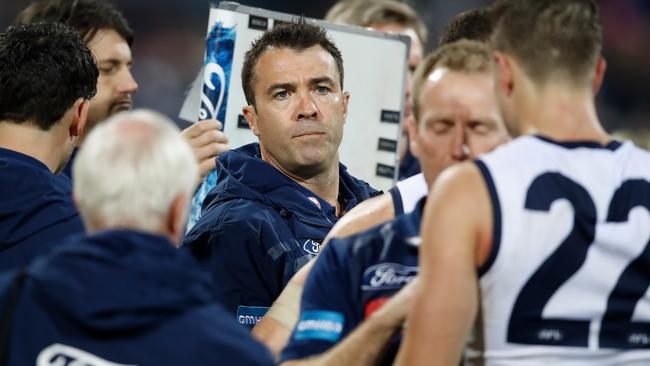 Geelong coach Chris Scott.