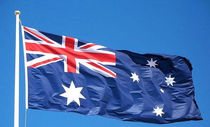 The Australian flag.