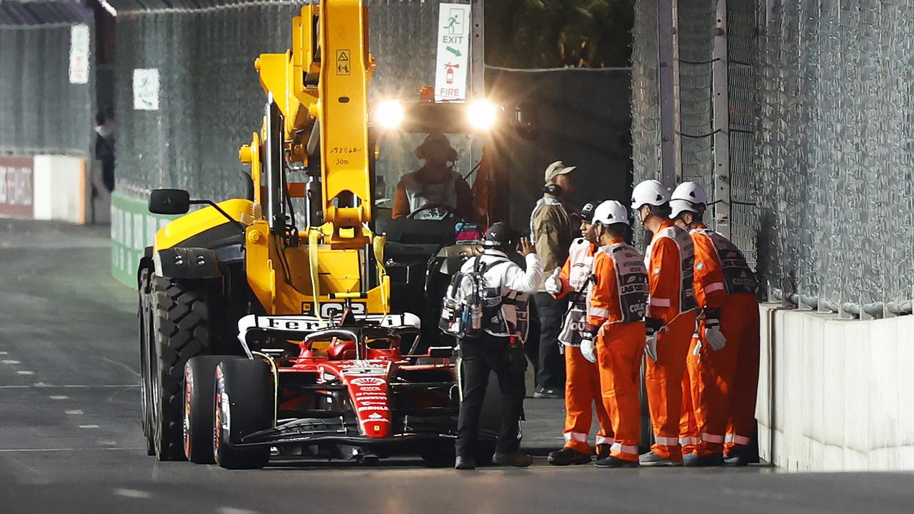 Ferrari fastest in Las Vegas after drain damage drama