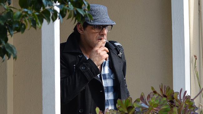 Vince Colosomo outside his house in Carlton North. Picture: Josie Hayden