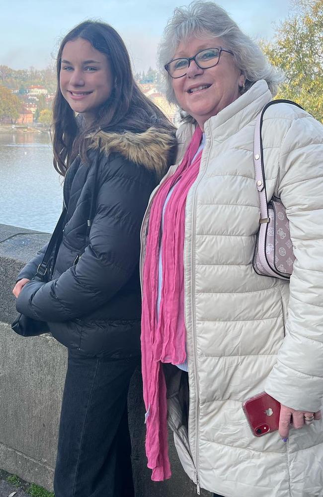 Deidre Bryant with her granddaughter Chloe Douglas. Picture: Facebook.