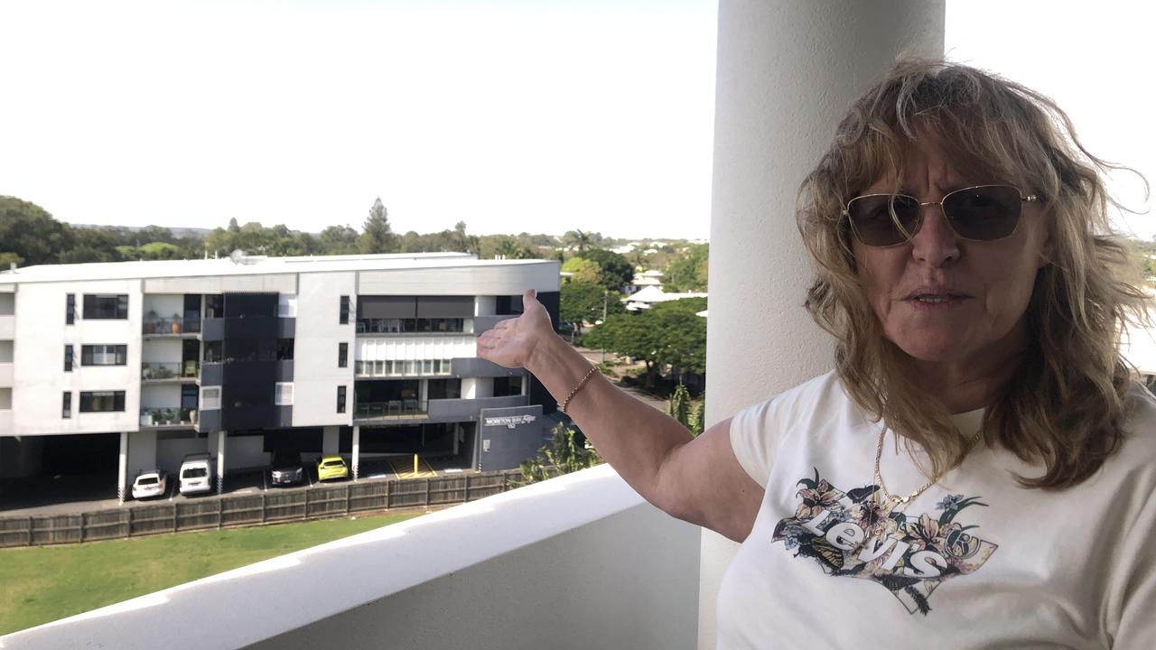 Redland Bay resident Amanda Paisnel was opposed to an eight-storey unit tower proposed for the neighbouring block of land. Pictures: Richard Walker