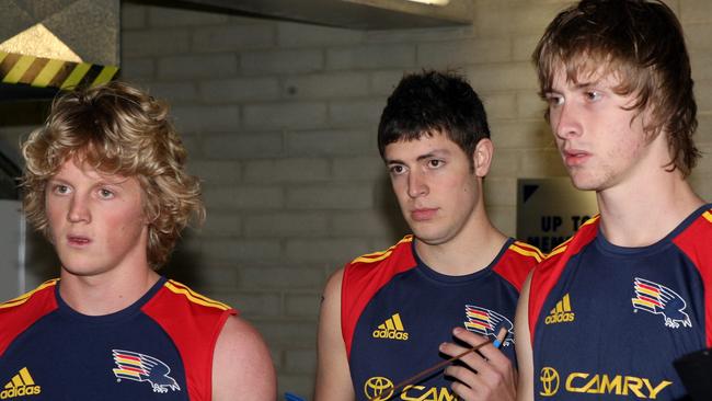 Adelaide Crows Football Club 2008 draft picks, Rory Sloane, Will Young and Shaun McKernan.