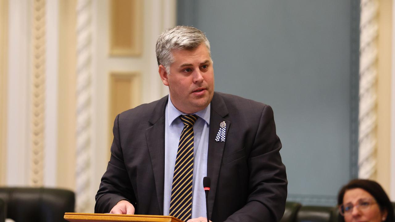 The former Police Minister Mark Ryan refused to answer questions over his department’s spending on the Stones Corner lease. Picture: NewsWire/Tertius Pickard