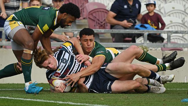 27/8/23: during the Wests vs. Brothers, QRU club Premier Rugby Grand Final, at Ballymore, Brisbane. pic: Lyndon Mechielsen/Courier Mail