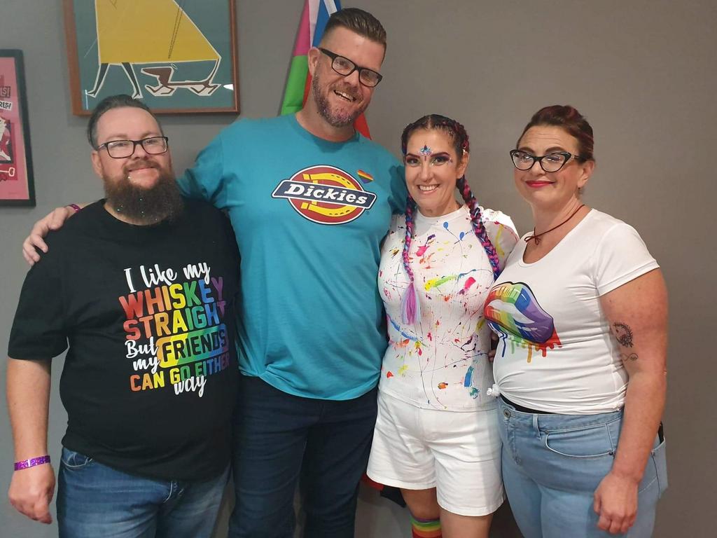 Simon Berry, 43 (middle left) and his partner Kelly, 42 (far right) started dating married Robert and Emma in 2017. Picture: Mercury Press/Caters News