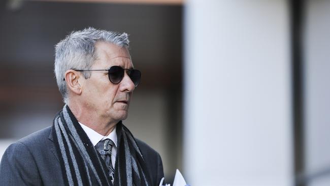 Shane Drumgold enters the Bruce Lehrmann Inquiry today. Picture: NCA NewsWire/ Dylan Robinson