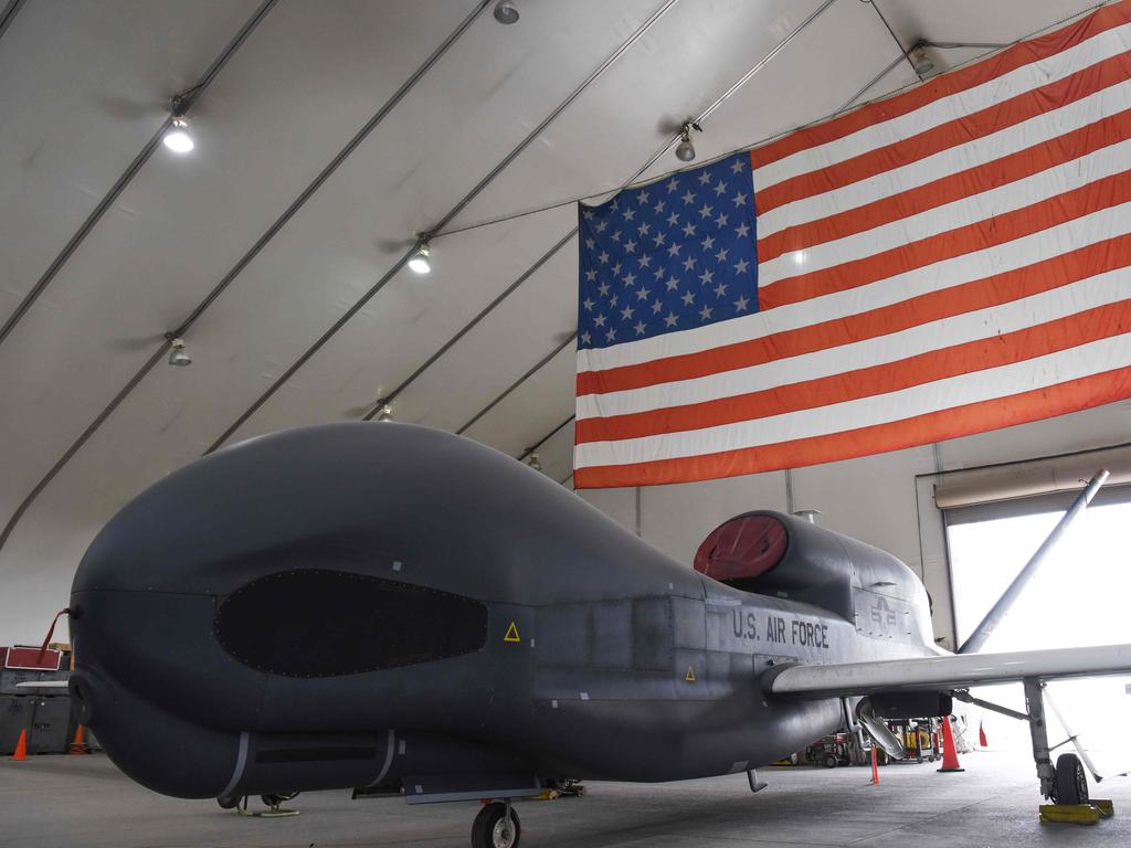 The US Air Force released this picture of an RQ-4 Global Hawk unmanned surveillance drone. Picture: US Air Force/AFP