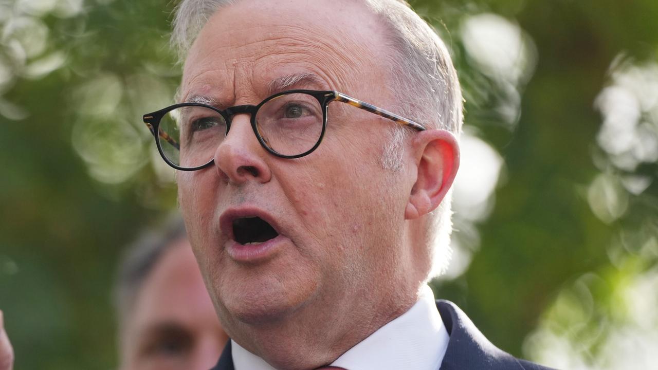 ‘Beneath you’: Albo snaps at journo’s question