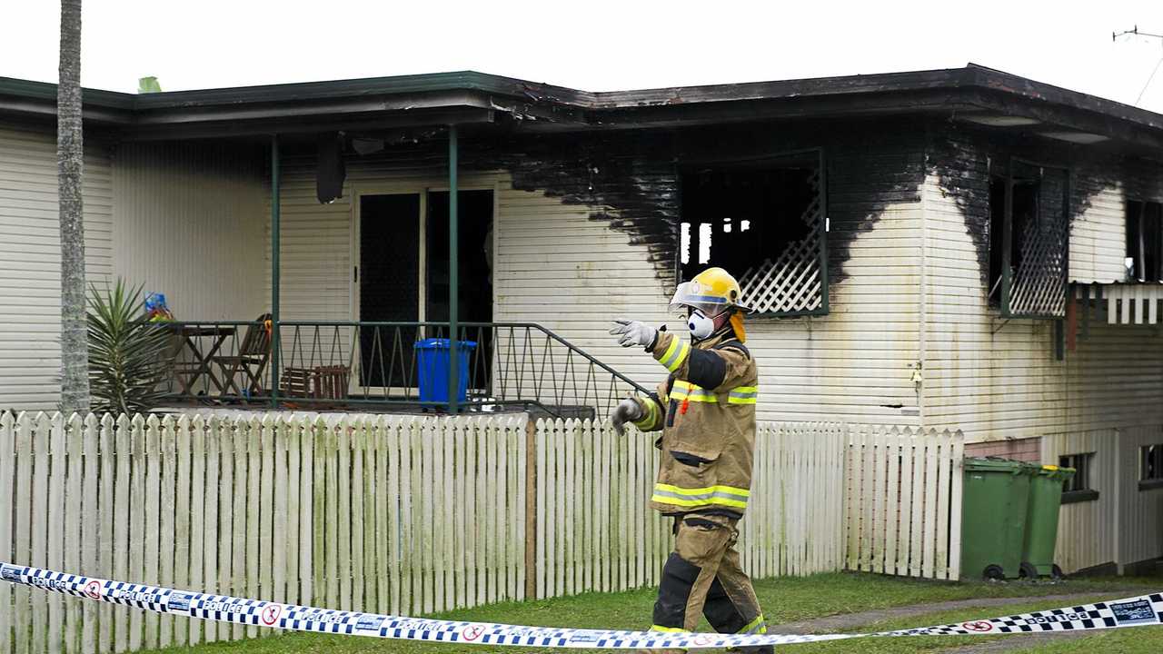 House fire Noosa rd Monkland Gympie. Picture: Renee Albrect