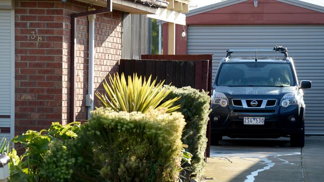 Police were still at the scene on Tuesday morning. Picture: Andrew Henshaw