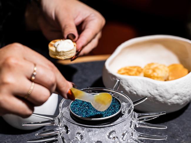 Blue scampi roe at Jana. Picture: Lauren Gray