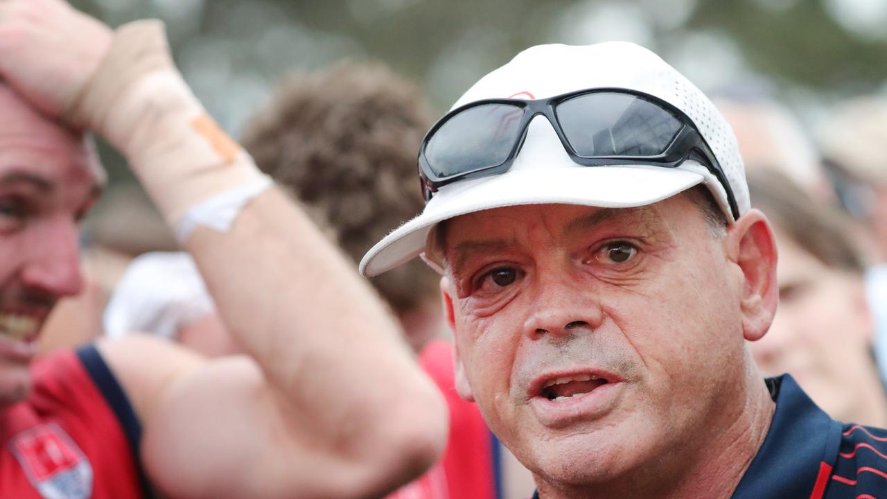 New Portarlington coach Darren Findlay guided the Demons to his inaugural win on home turf. Picture: Mark Wilson