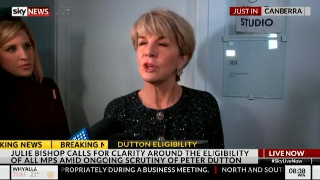 Bishop calls for clarity around Dutton's eligibility 