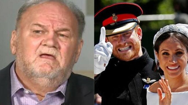 Thomas Markle said that it was “almost a joke” that he heard news of Meghan’s pregnancy on the radio rather than directly from his daughter. Picture: Supplied