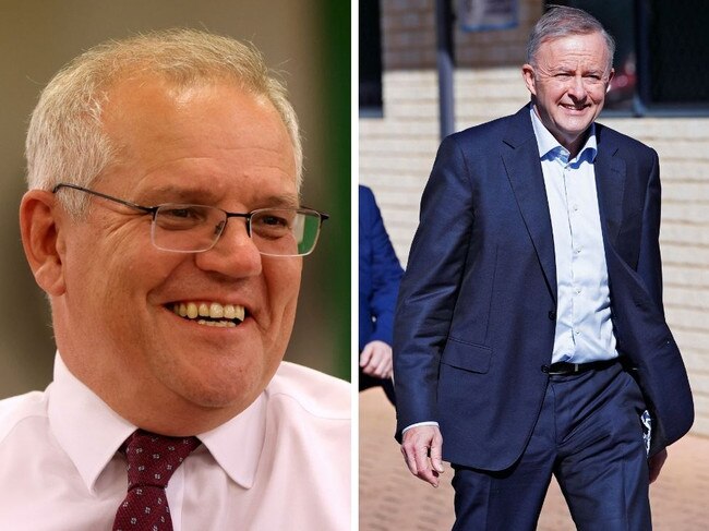 Scott Morrison and Anthony Albanese