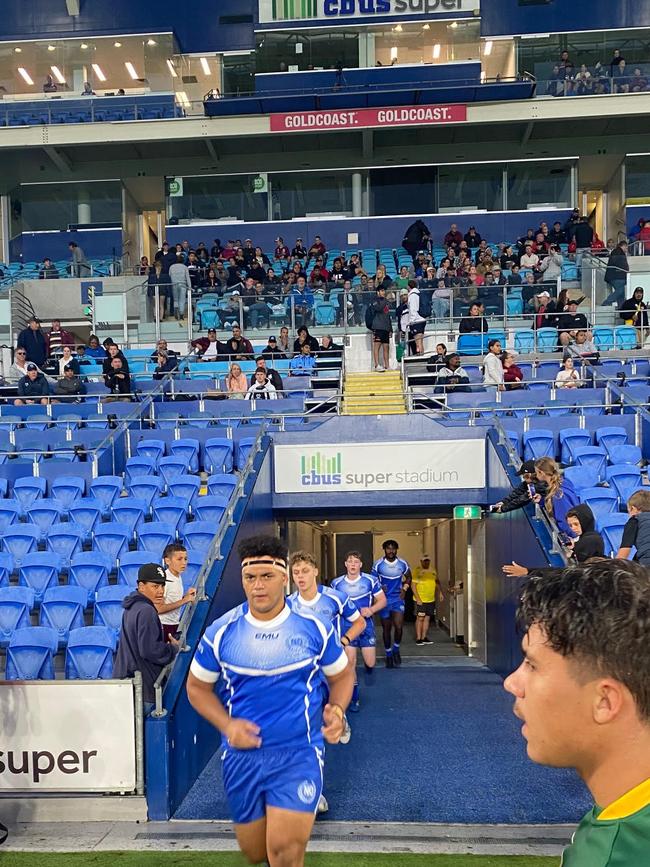 Action from the state championships - which was rescued by CBUS Super Stadium.