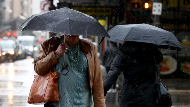 Adelaide’s wet weather will likely continue through to December. Picture: NCA NewsWire/Kelly Barnes