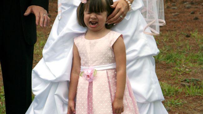 A bride complained she didn't have any fun at her wedding after she insisted on their kids attending. Source: iStock
