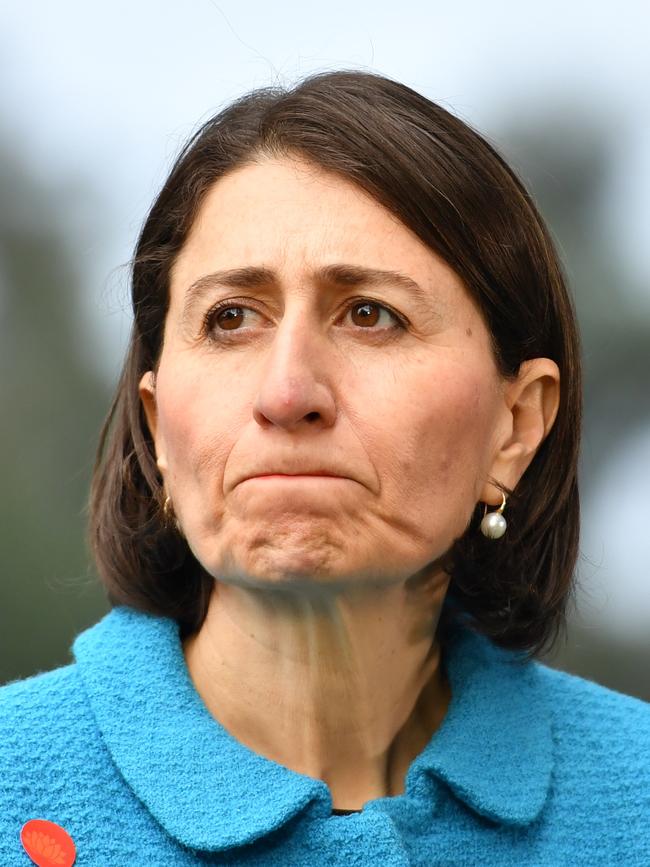 Premier Gladys Berejiklian said she would wait for the police outcome before responding. Picture: Dean Lewins