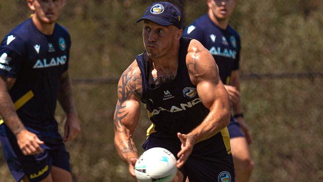 Josh Hodgson in action for the Eels. Photo: Twitter, @TheParraEels.