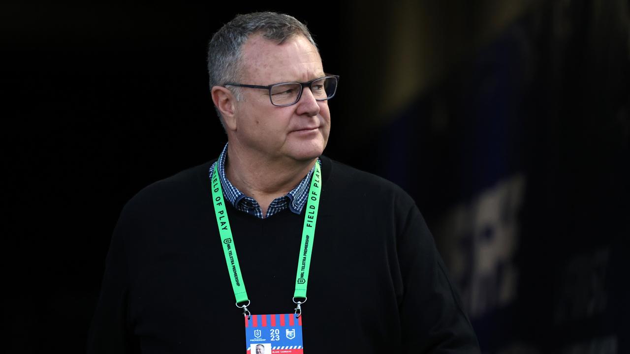 He has no official job title, but Blake Cannavo has power and influence at the Newcastle Knights. Picture: Getty Images.