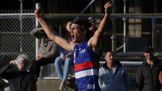 Ben Long in action for Footscray last year. Picture: Wayne Ludbey