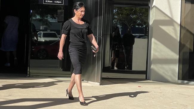 Donya Anna Assi outside Southport Courthouse on Wednesday. Picture: Lea Emery