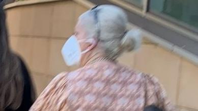 Melanie Cox leaving Coffs Harbour courthouse on August 9.