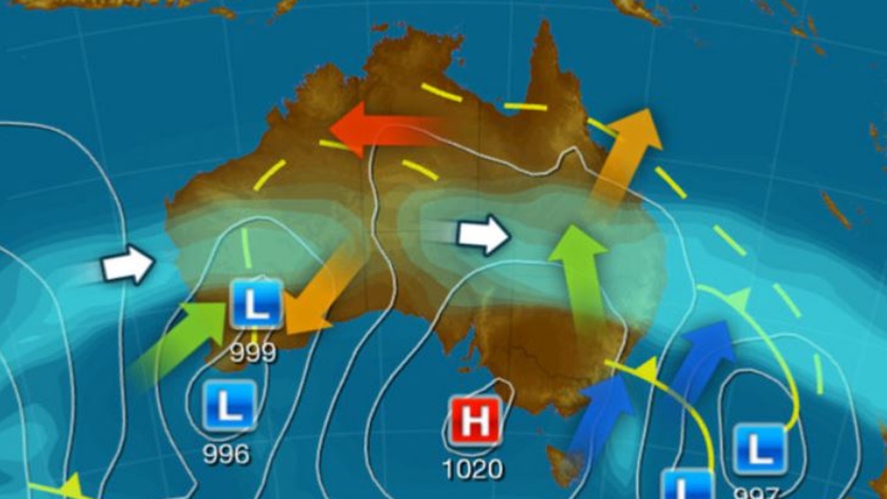 A low front brings brisk cool gusty winds along the NSW coast. Picture: Weatherzone