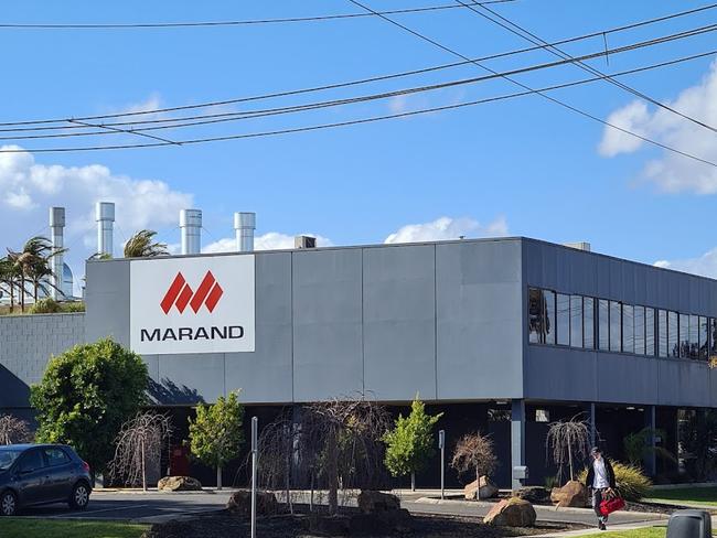 Marand Precision Engineering factory on Keys Rd, Moorabbin. Picture: supplied