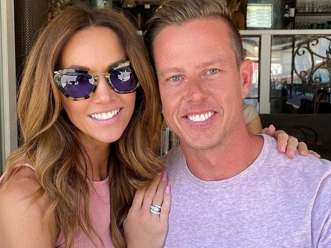 Kyly Clarke and James Courtney going strong. , , kylyclarke's profile picture, kylyclarke, #today • So many reasons to smile @jcourtney • the laughter never stops  #Jaly