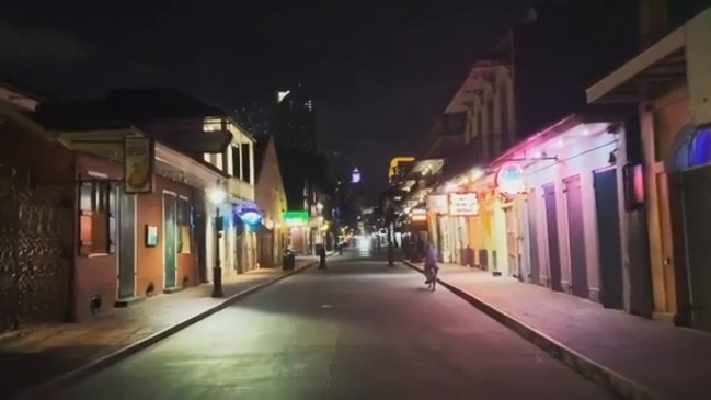 New Orleans's Bourbon Street Empty as Coronavirus Cases ...