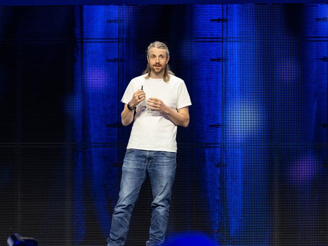 Mike Cannon-Brookes at Atlassian’s Team23 Summit in Las Vegas last week.