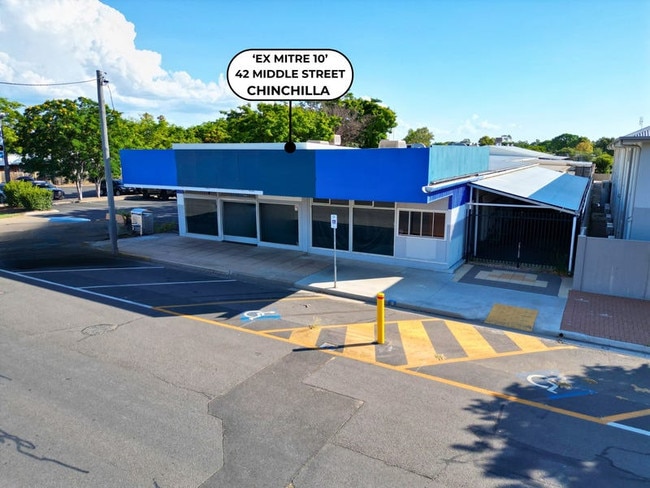 42 Middle St, Chinchilla, a former Mitre 10 is ready for the taking for offers to purchase or lease. Photo: RealCommercial