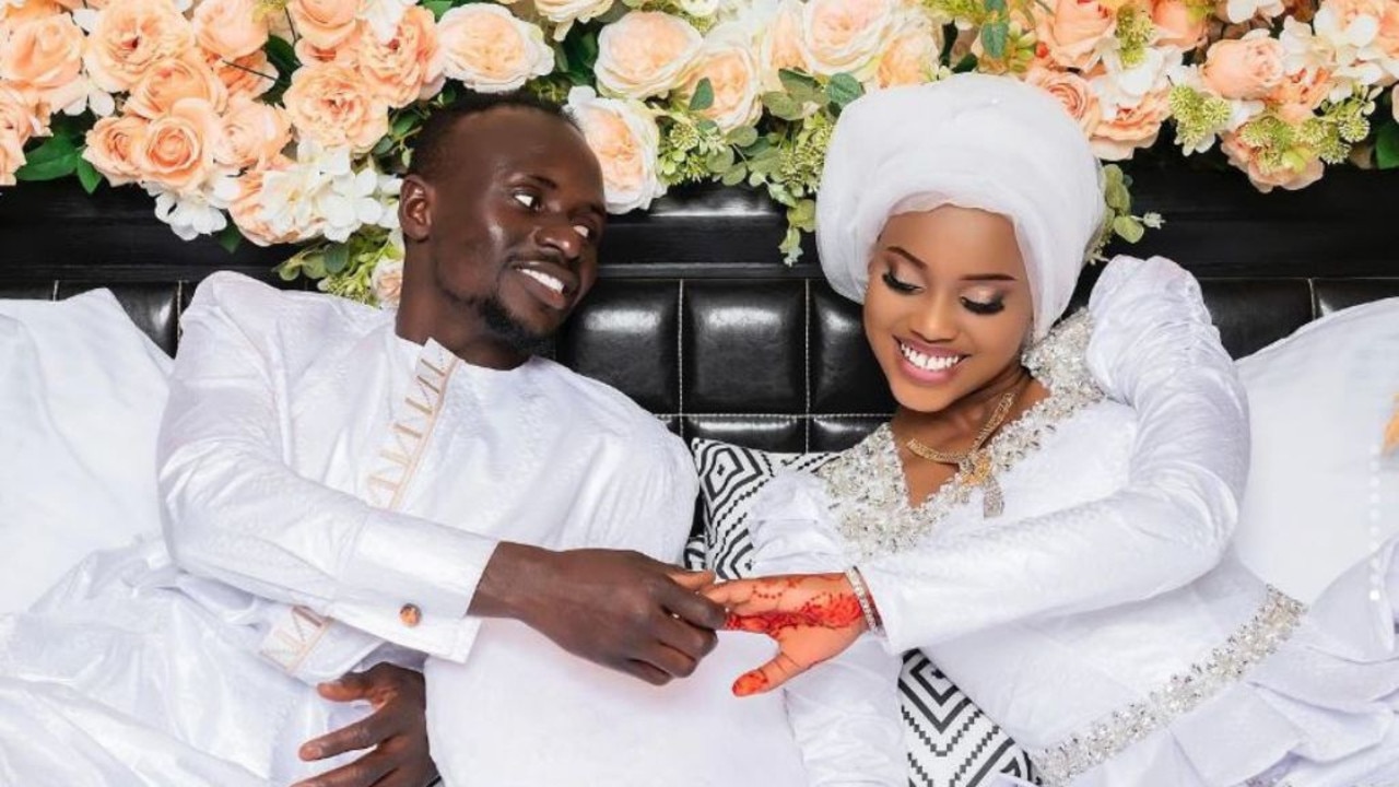 Sadio Mane and his wife Aisha Tamba. Photo: Magvision Evens Instagram