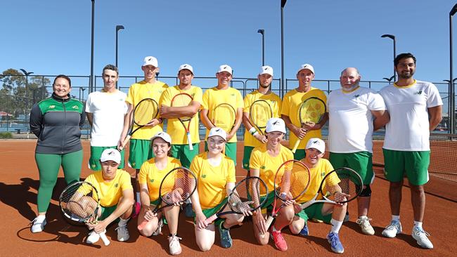 The Australian Tennis PWII team competing in the Virtus Global Games this July.