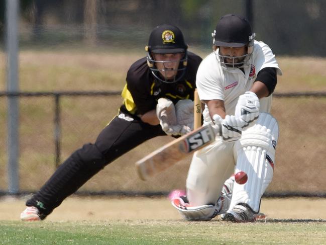 Surfers Paradise batsman Gihan Perera. Picture: Steve Holland