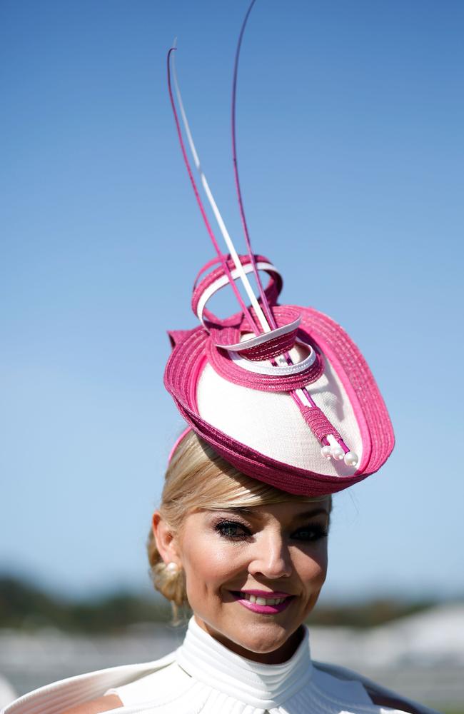 Racegoers enjoy the atmosphere on Melbourne Cup Day at Flemington Racecourse on November 3, 2015 in Melbourne, Australia. Pictur: Zak Kaczmarek/Getty Images for the VRC