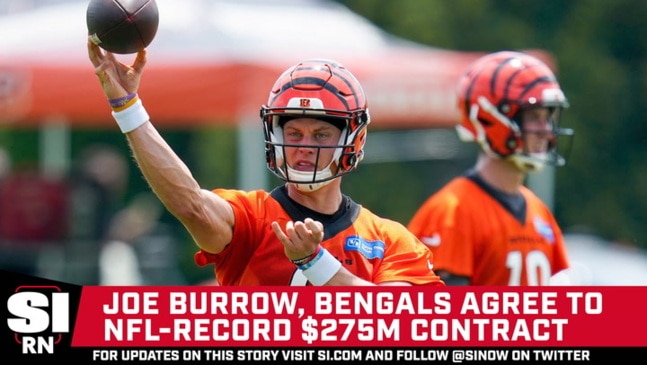 Cincinnati Bengals sign Joe Burrow to NFL record contract - Cincinnati  Business Courier