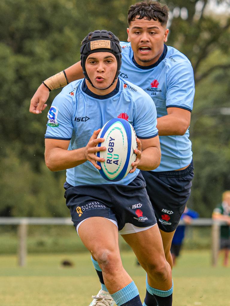 The NSW Waratahs against the Reds in the Super Rugby U16s: Photos: Reds Media.