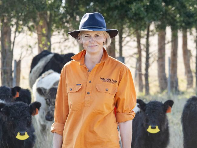 NEWS: Walden Park for SpudfestWalden Park for SpudfestPICTURED: Walden Park owner Donna Coutts with her Belted Galloway cattle.Picture: Zoe Phillips