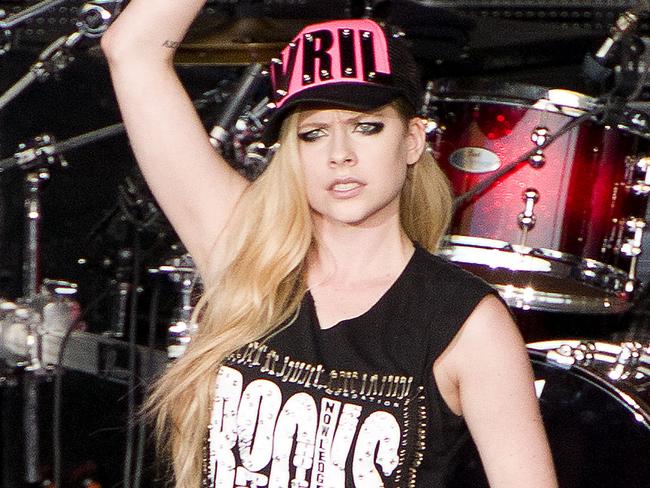 Security breach ... Among the scores of celebrities whose pictures were allegedly stolen was singer Avril Lavigne. Picture: C Flanigan/Getty Images