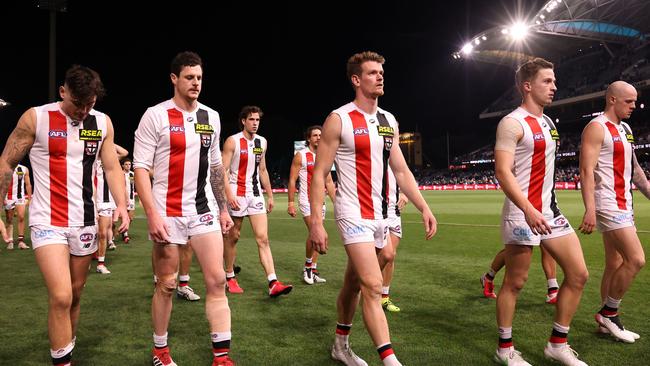 St Kilda has won just two of six games this season. Picture: James Elsby/AFL Photos via Getty Images