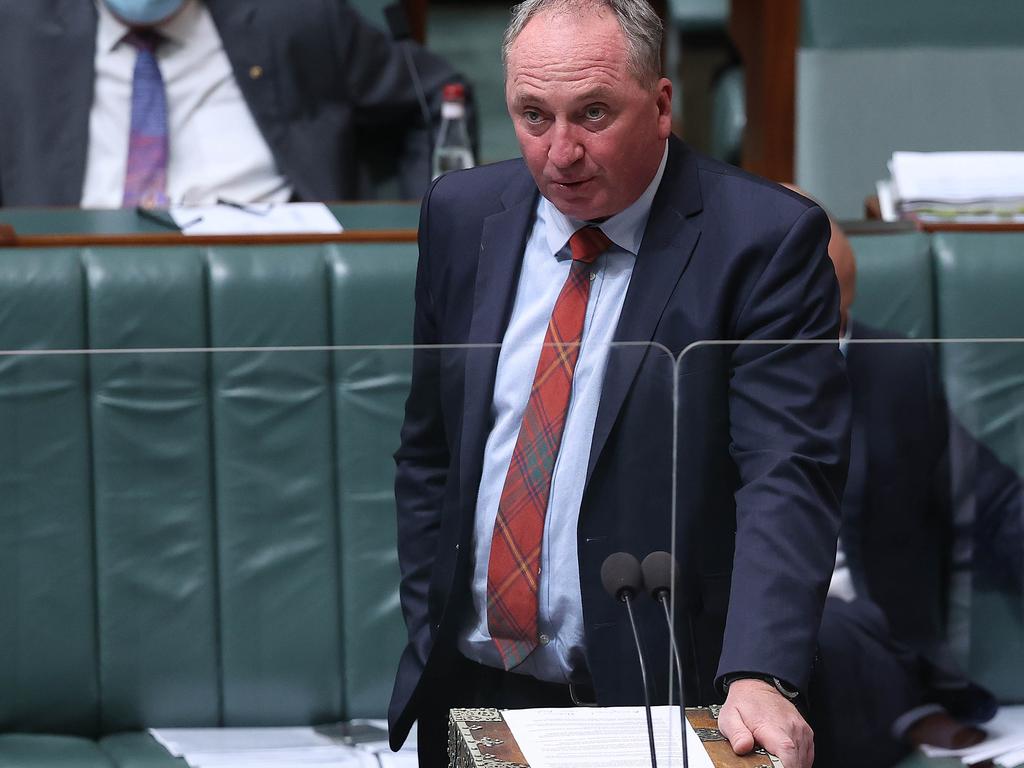 Barnaby Joyce said he stood by the Prime Minister. Picture: NCA Newswire / Gary Ramage