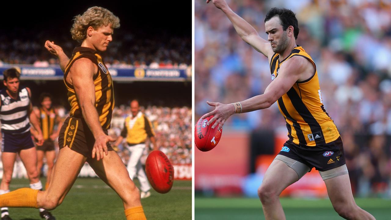 Dermott Brereton and Jordan Lewis have delivered a fascinating insight into one of AFL’s all-time great pub questions.