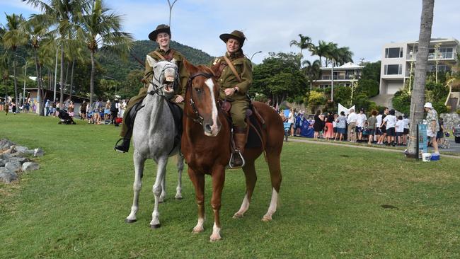 Airlie Beach Anzac Day ceremony, 2024. Photo: Estelle Sanchez