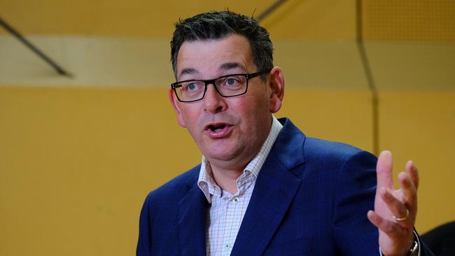 Premier, Daniel Andrews is involved in at least two corruption probes. Picture: Luis Enrique Ascui