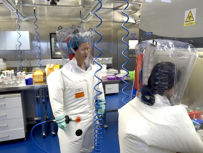 Some suggest the virus started in a Wuhan lab. Picture: Getty Images