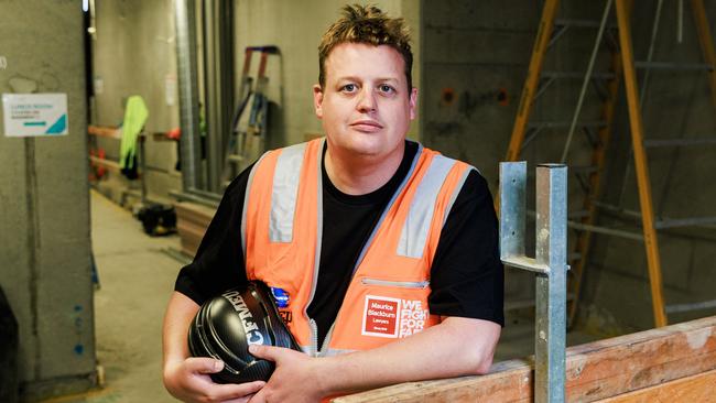 New CFMEU construction division secretary Zach Smith. Picture: Aaron Francis